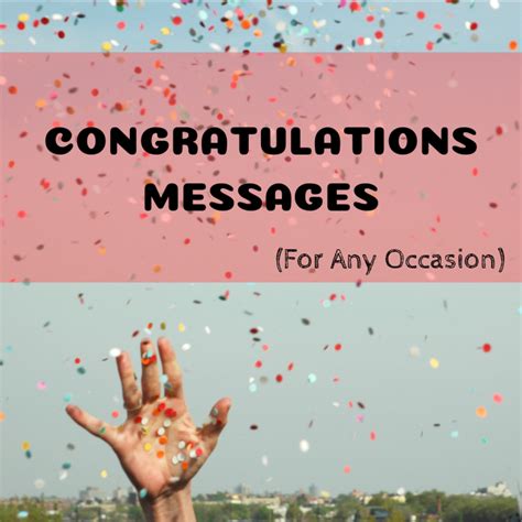 Congratulations Messages: What to Write in a Congratulations Card.